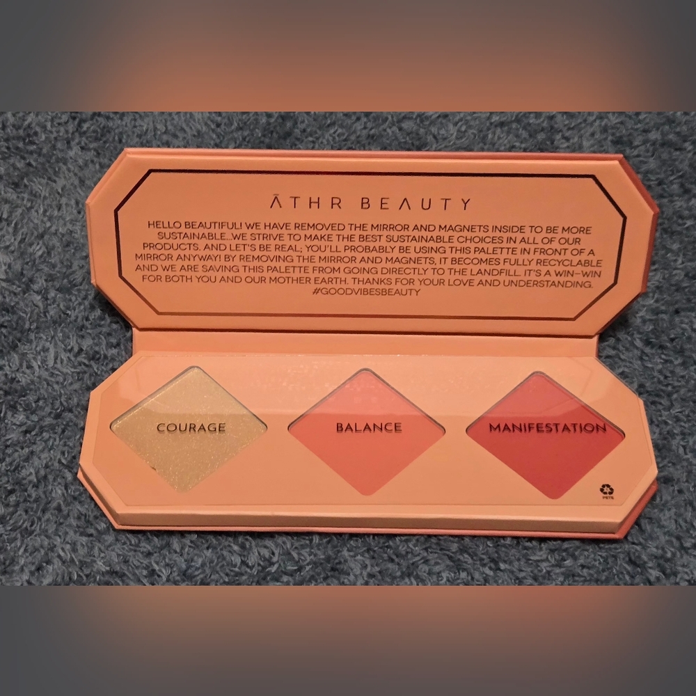 Athr Beauty Crystal Charged Cheek Palette New In Box